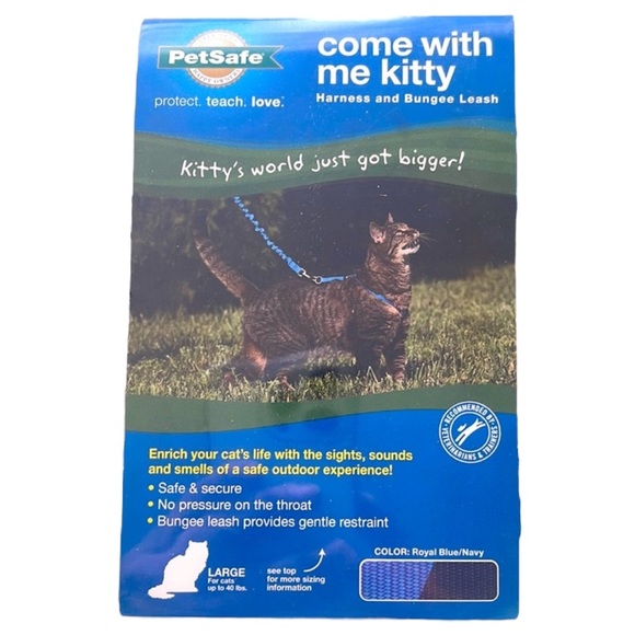 PETSAFE Come With Me Kitty Harness and Bungee Leash - Picture 1 of 3